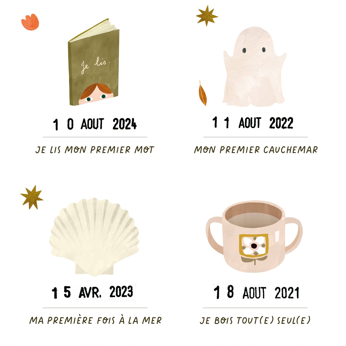 AFFICHE "MES PREMIÈRES FOIS"