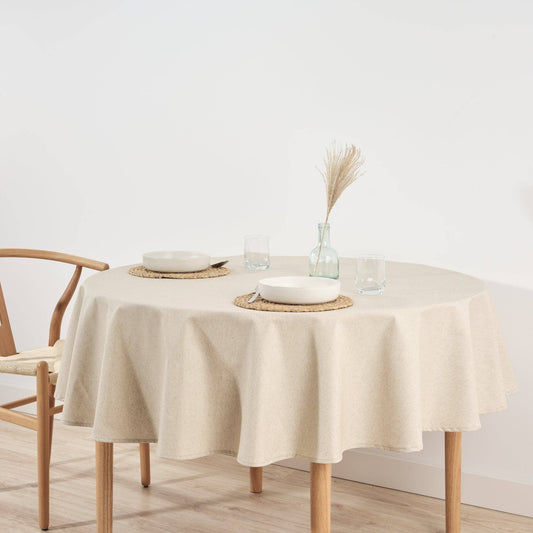 NAPPE CIRÉE RONDE - Beige