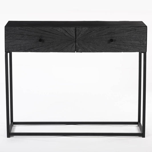Buffet noir Etoile 2 tiroirs