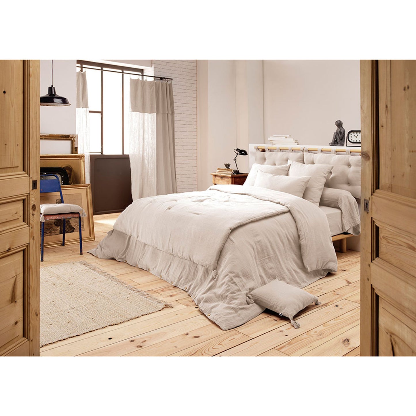 HOUSSE DE COUETTE - Beige clair