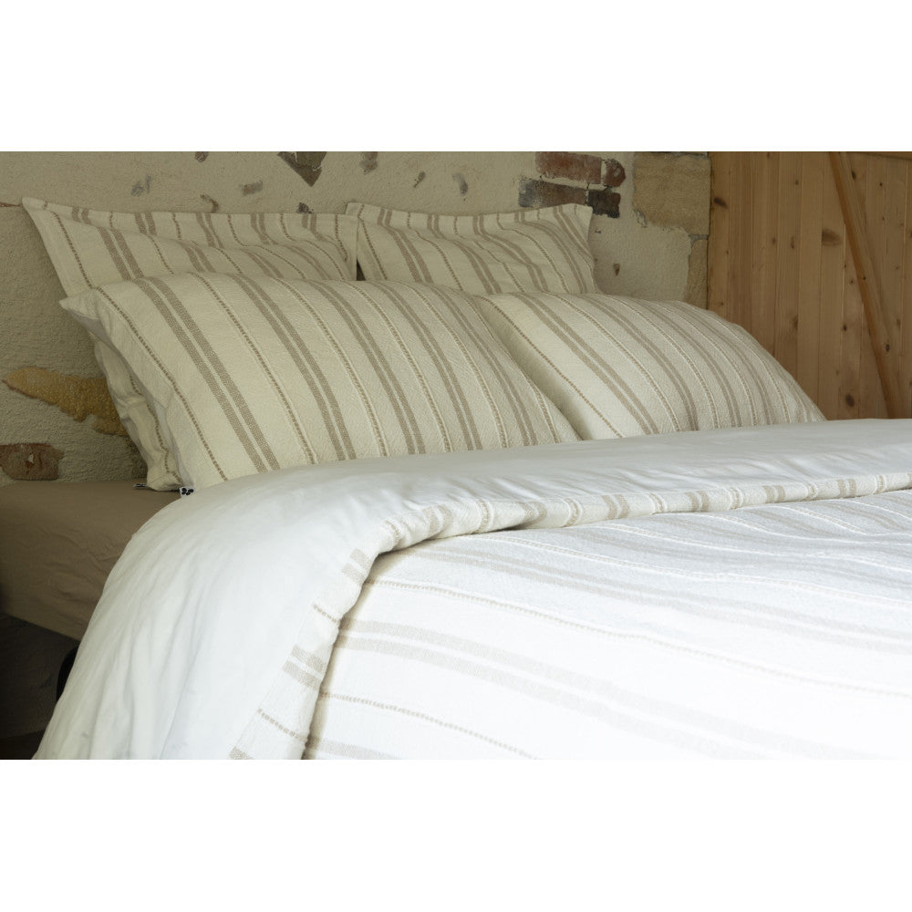 HOUSSE DE COUETTE - Coton texturé
