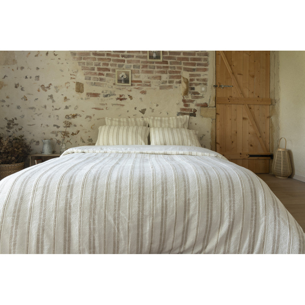HOUSSE DE COUETTE - Coton texturé