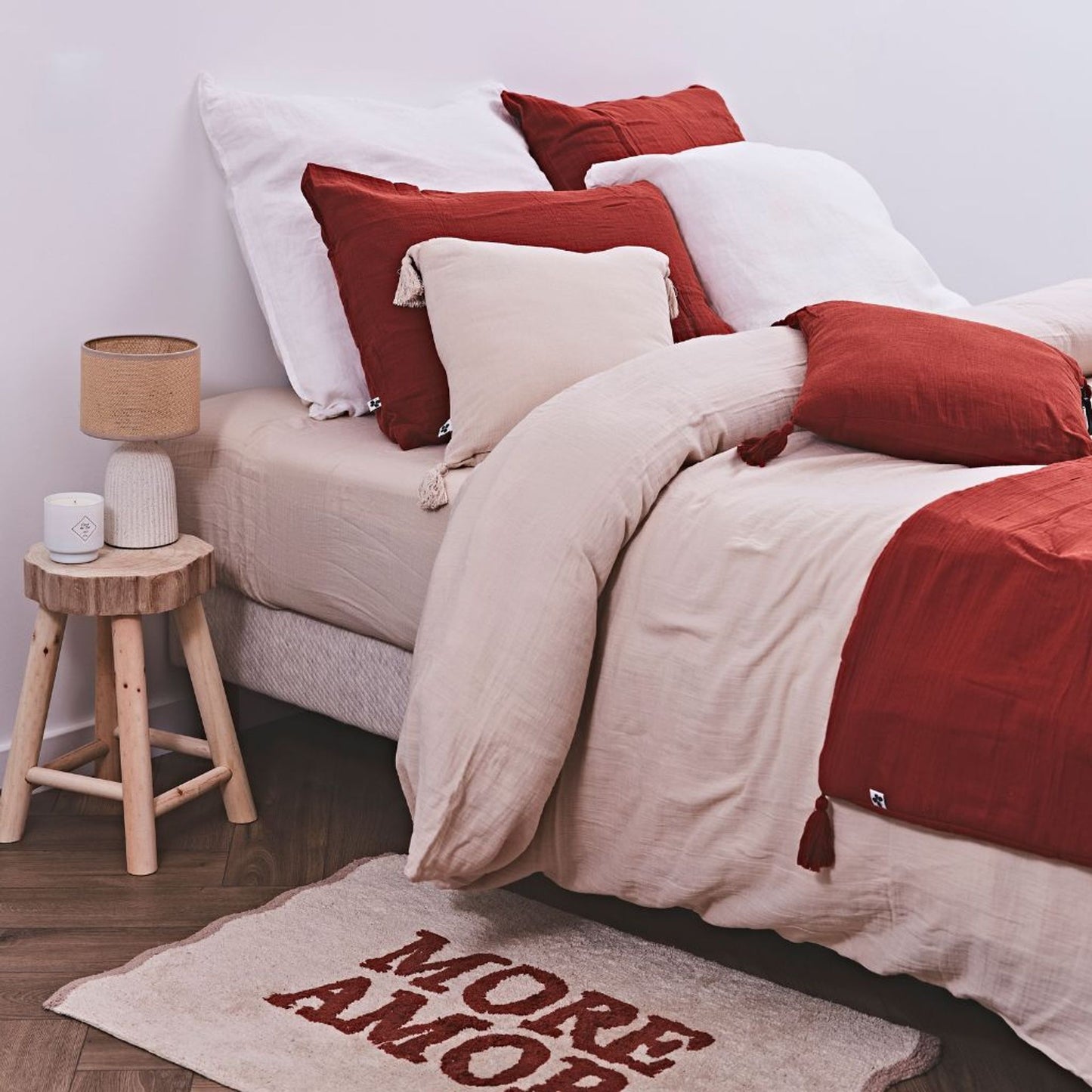 HOUSSE DE COUETTE - Beige clair