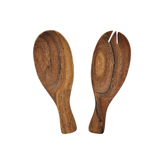 COUVERTS À SALADE - BOIS