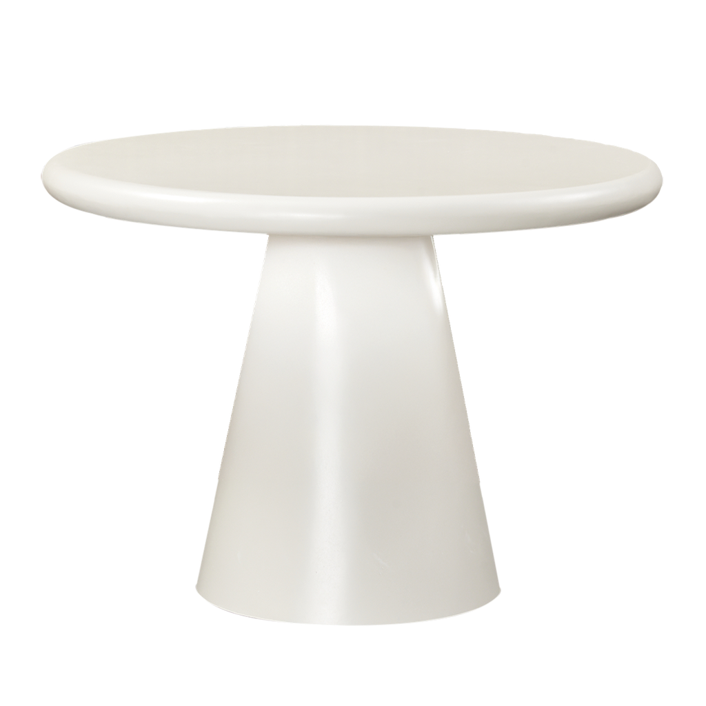 TABLE RONDE MDF ET ENDUIT BETON CIRÉ - 120 cm