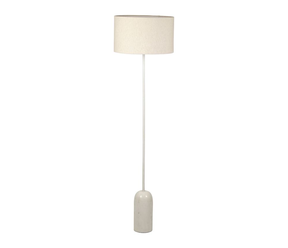 LAMPADAIRE MARBRE + FER