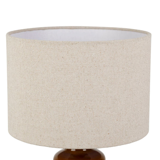 LAMPE À POSER - CERAMIQUE ET LIN