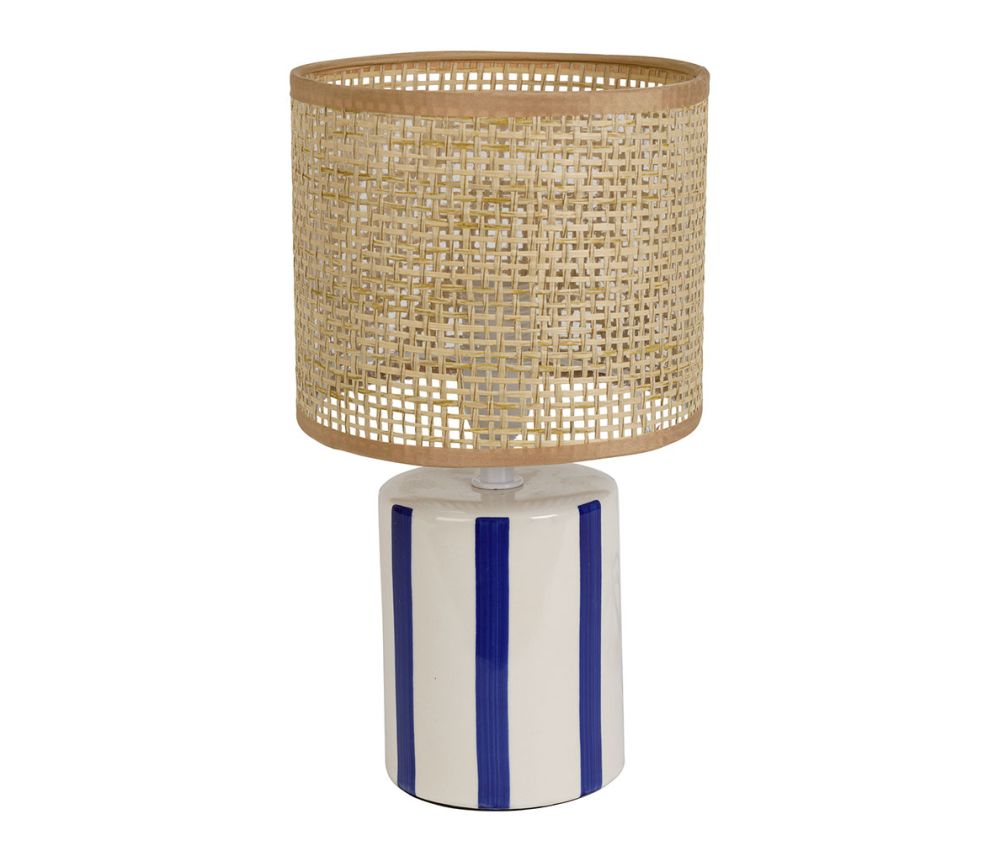 LAMPE RAYÉE BLEUE