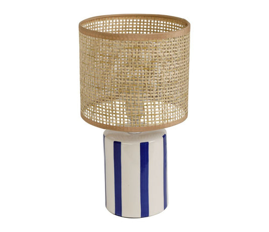 LAMPE RAYÉE BLEUE