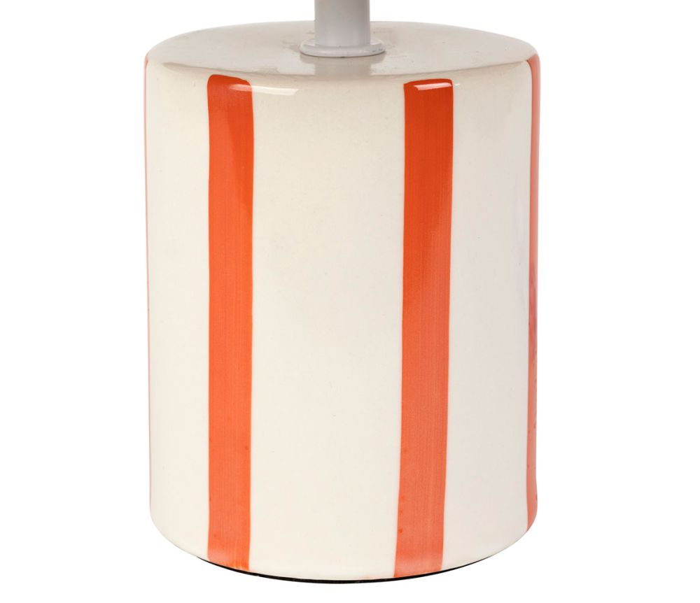 LAMPE RAYÉE ORANGE