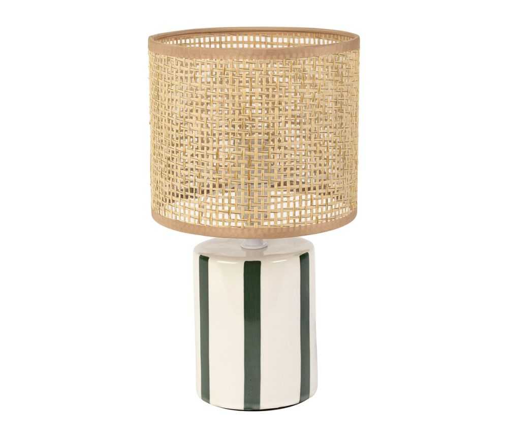 LAMPE RAYÉE VERTE