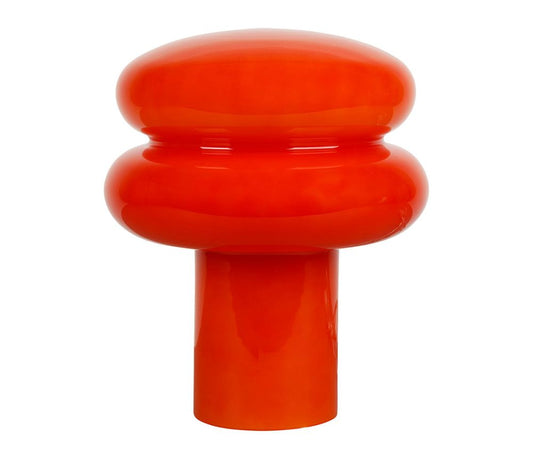 LAMPE EN VERRE - ORANGE