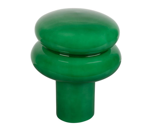 LAMPE EN VERRE - VERTE