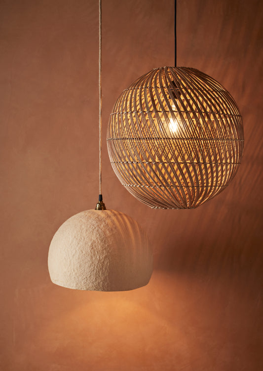 SUSPENSION COTON MACHÉ NATUREL