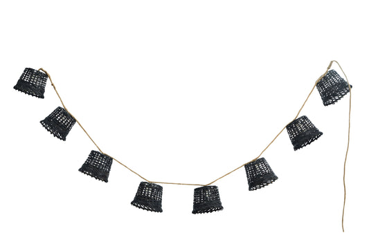 GUIRLANDE LUMINEUSE LED EN BAMBOU NOIR