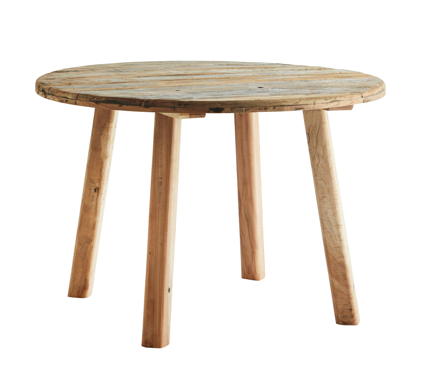 TABLE RONDE EN BOIS RECYCLÉ