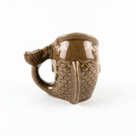 MUG POISSON - Marron