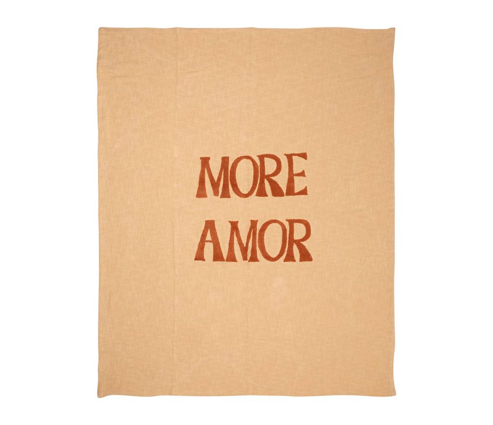 PLAID BRODÉ - MORE AMOR