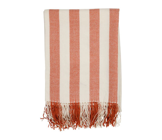 PLAID RAYÉ ORANGE