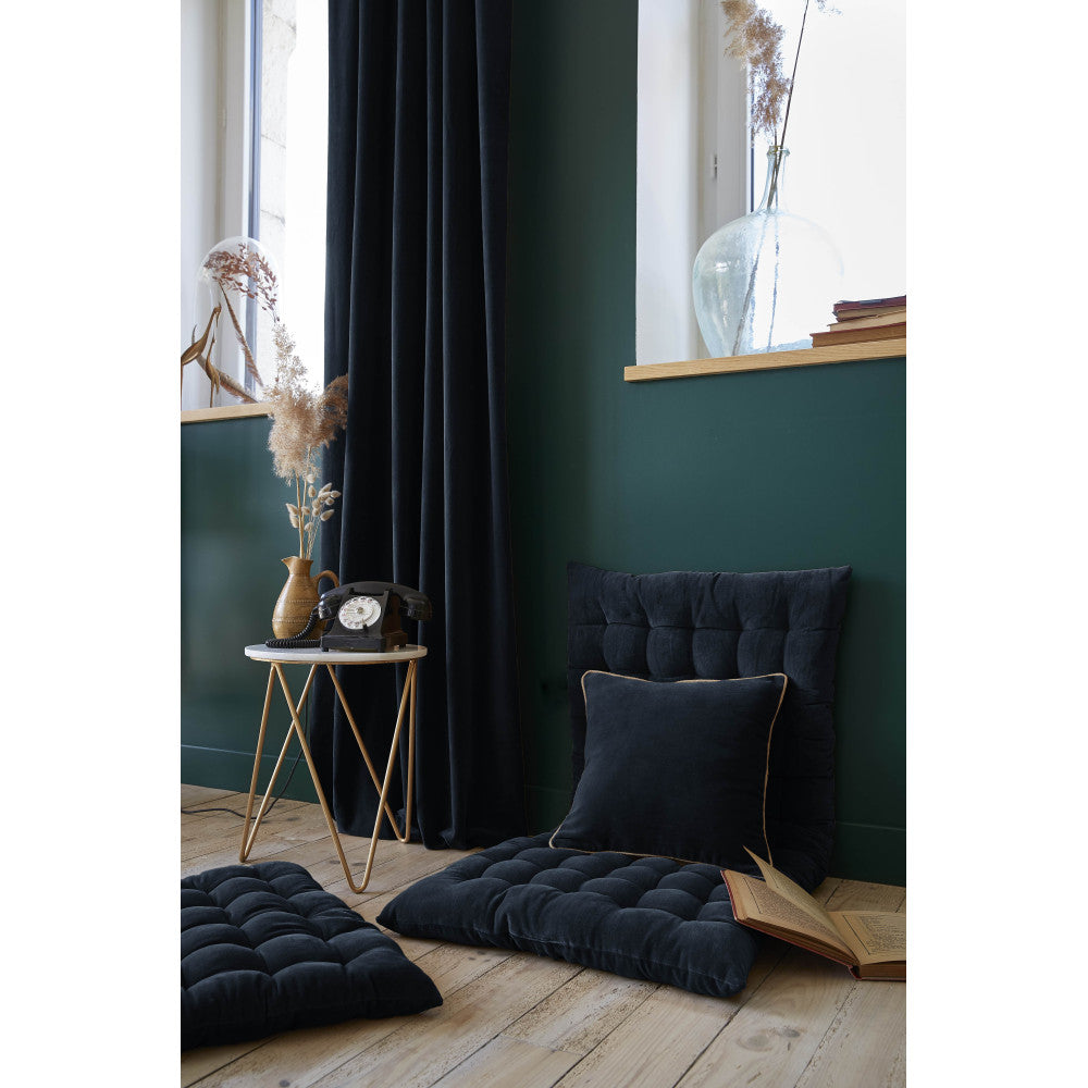 RIDEAUX EN VELOURS - Bleu marine