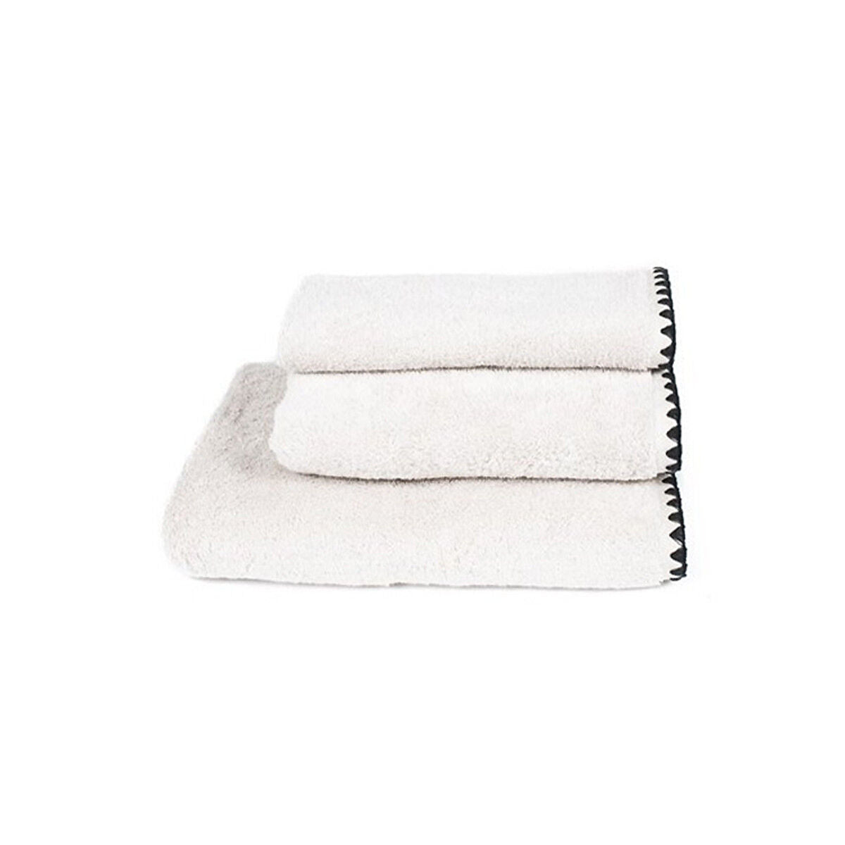 SERVIETTE EPONGE - Beige / Kaki / Brique