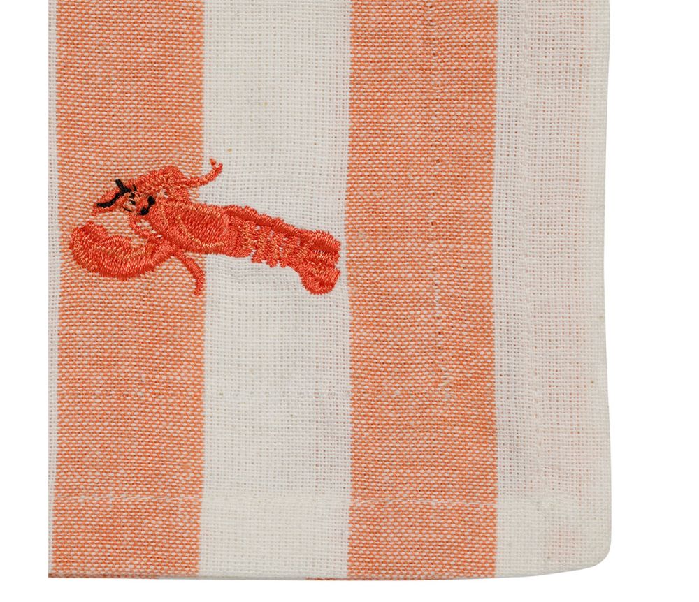 LOT 4 SERVIETTES - Coton