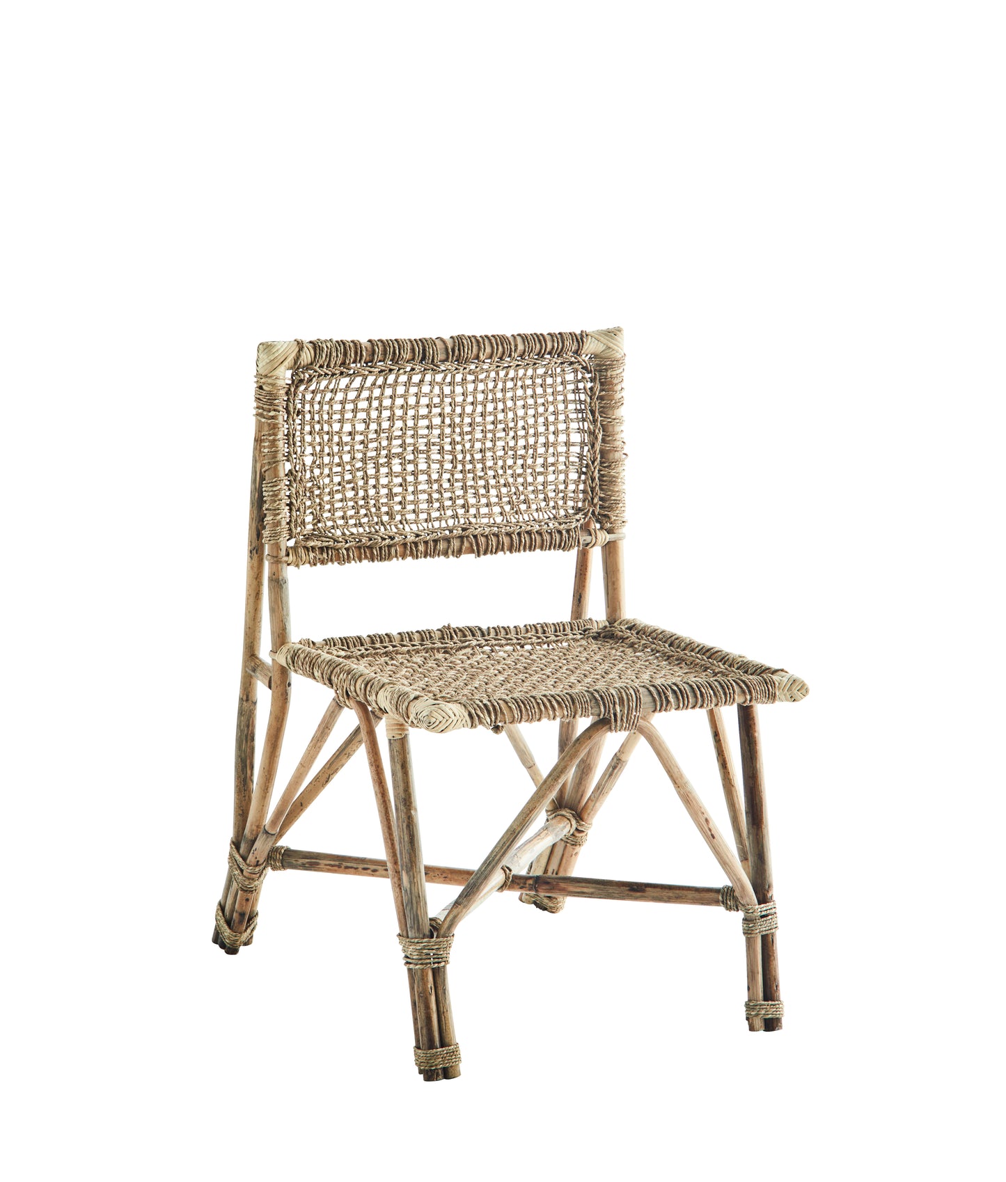 CHAISE TISSÉE EN BAMBOU