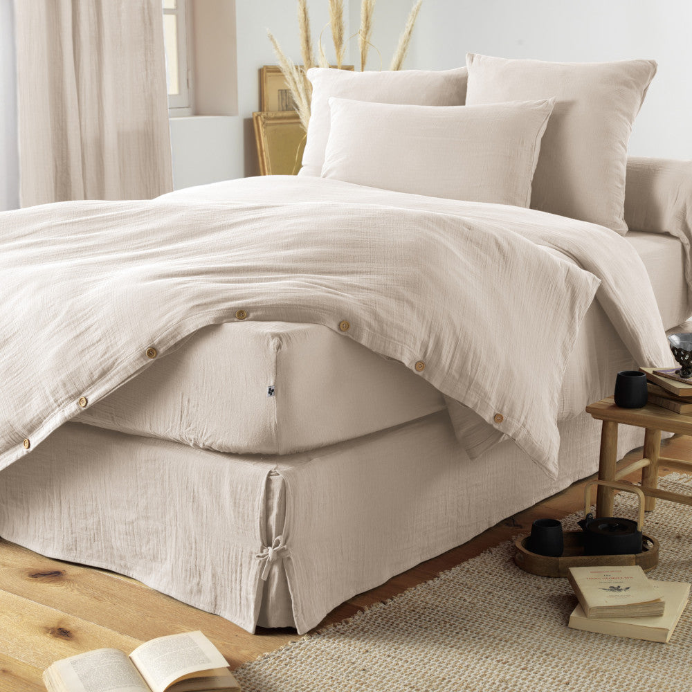 TAIE D'OREILLER - Beige clair