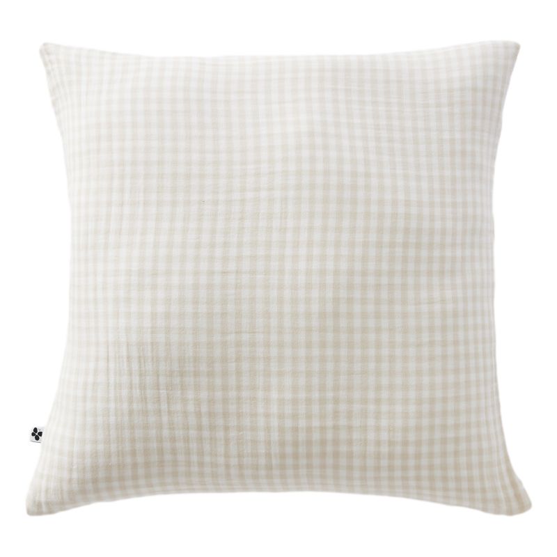 TAIE D'OREILLER - VICHY BEIGE