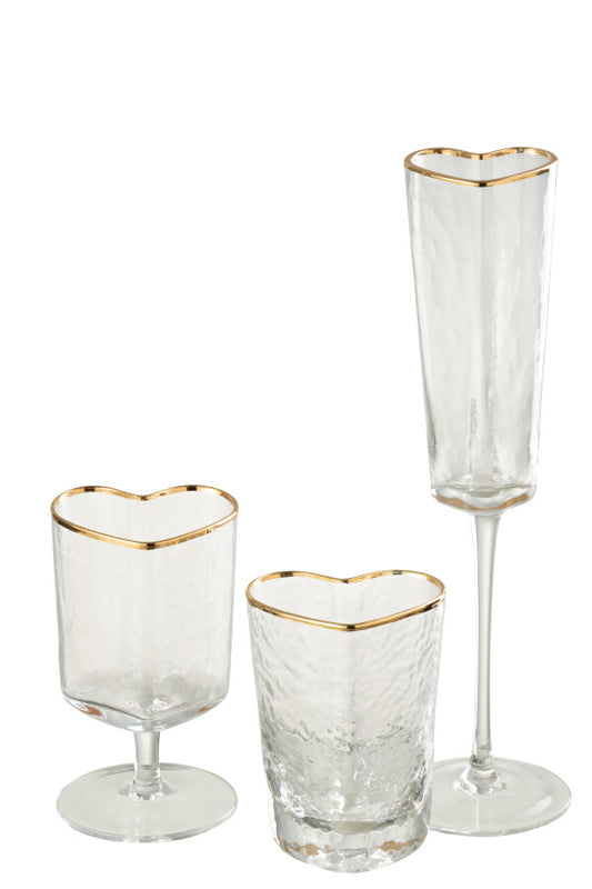 COUPE À CHAMPAGNE - Coeur