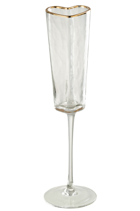 COUPE À CHAMPAGNE - Coeur